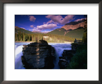 Athabasca Falls, Jasper National Park, Alberta, Canada by Lawrence Worcester Pricing Limited Edition Print image