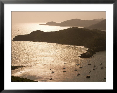 English Harbour At Sunset From Shirley Heights, English Harbour, Antigua & Barbuda by Holger Leue Pricing Limited Edition Print image