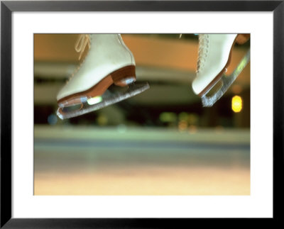 Ice Skater's Feet As She Leaps In The Air by Brian Drake Pricing Limited Edition Print image