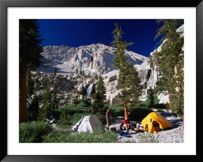 Campers On The Whitney Portal Trail, In The Sierra Nevada Mountains, Inyo National Forest, Usa by Brent Winebrenner Pricing Limited Edition Print image
