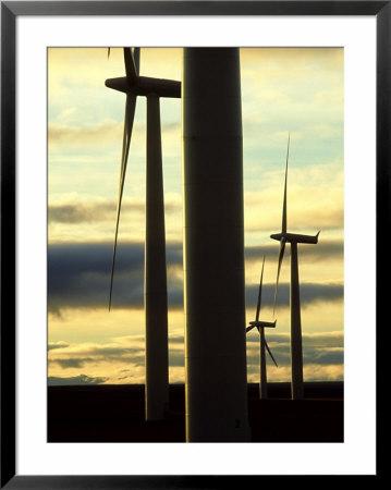 Wind Turbines, Caithness, Scotland by Iain Sarjeant Pricing Limited Edition Print image