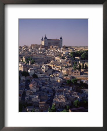 The Alcazar Towering Above The City, Toledo, Castilla-La Mancha, Spain, Europe by Ruth Tomlinson Pricing Limited Edition Print image