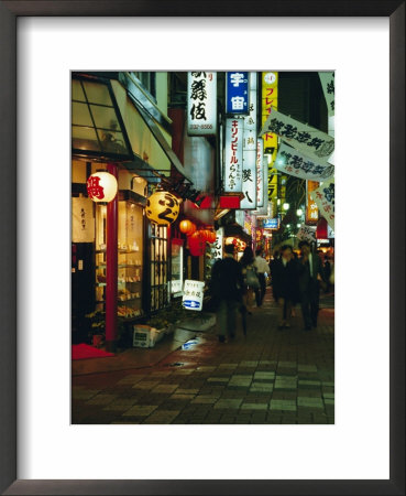 Street Scene At Night, Shinjuku, Tokyo, Japan, Asia by Gavin Hellier Pricing Limited Edition Print image