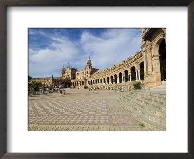 Plaza De Espana Erected For The 1929 Exposition, Parque De Maria Luisa, Seville, Andalusia, Spain by Robert Harding Pricing Limited Edition Print image
