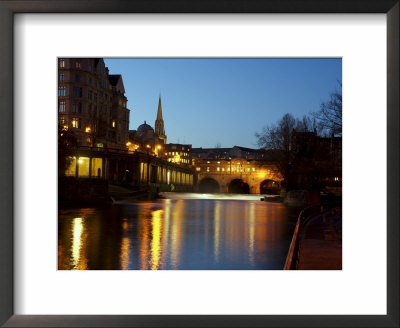 Pulteney Bridge, Bath, Unesco World Heritage Site, Somerset, England, United Kingdom by Charles Bowman Pricing Limited Edition Print image