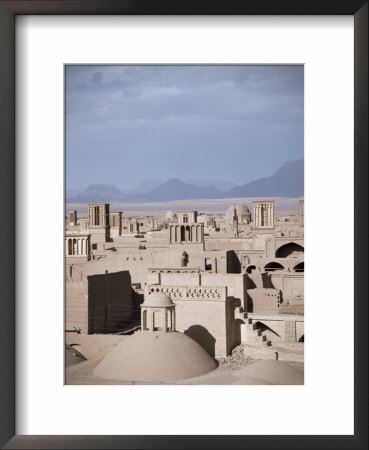 Rooftops And Wind Towers, Yazd, Iran, Middle East by Richard Ashworth Pricing Limited Edition Print image