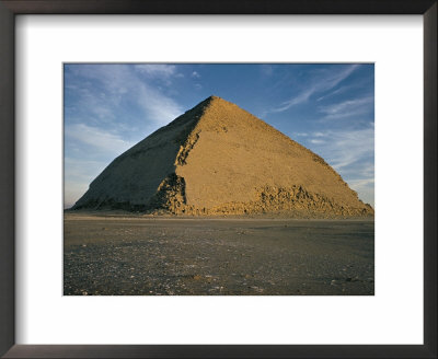 The Bent Pyramid (Pyramid Of Dahshur), 321Ft High, Base 620Ft, Egypt, North Africa, Africa by Walter Rawlings Pricing Limited Edition Print image