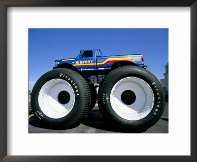 Huge Tyres, Big Foot, Customised Car, Usa by John Miller Pricing Limited Edition Print image