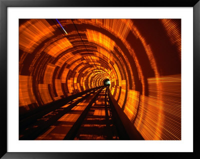 Inside Bund Tunnel, Shanghai, China by John Borthwick Pricing Limited Edition Print image