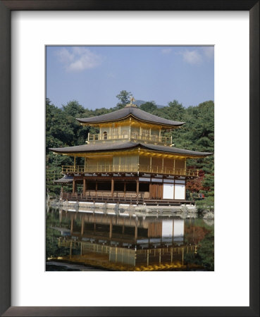 Kinkaku Temple (Golden Pavilion), Rokuon-Ji Temple, Unesco World Heritage Site, Kyoto, Japan by Adina Tovy Pricing Limited Edition Print image
