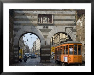 Street Tram, Milan, Lombardy, Italy by Christian Kober Pricing Limited Edition Print image