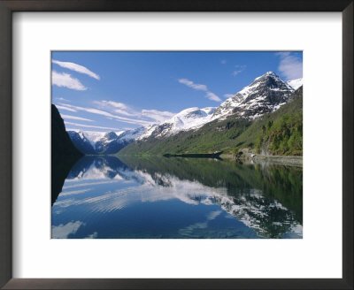 Tranquil Scene Near Olden, Oldevatnet Lake, Western Fjords, Norway, Scandinavia, Europe by Gavin Hellier Pricing Limited Edition Print image