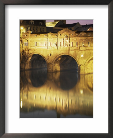 Pulteney Bridge Over The River Avon, Bath, Unesco World Heritage Site, Avon, England by Roy Rainford Pricing Limited Edition Print image