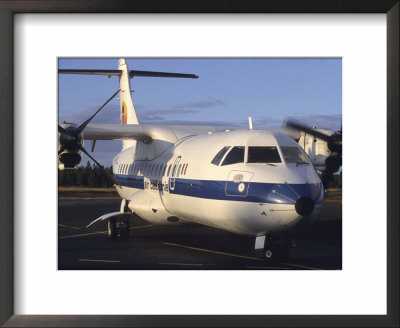Air Caledonie Atr Aircraft, Isle Of Pines, New Caledonia by Holger Leue Pricing Limited Edition Print image