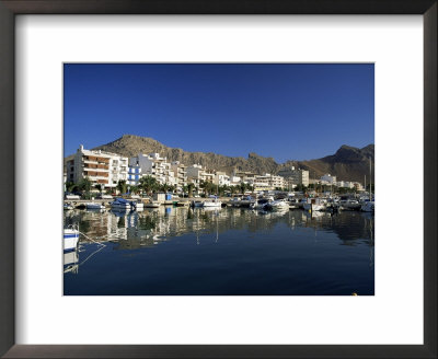 Harbour In The Morning, Puerto Pollensa, Majorca, Balearic Islands, Spain, Mediterranean by Ruth Tomlinson Pricing Limited Edition Print image