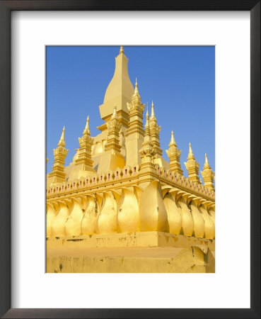 Pha Tat Luang, Vientiane, Laos, Indochina, Southeast Asia by Jane Sweeney Pricing Limited Edition Print image