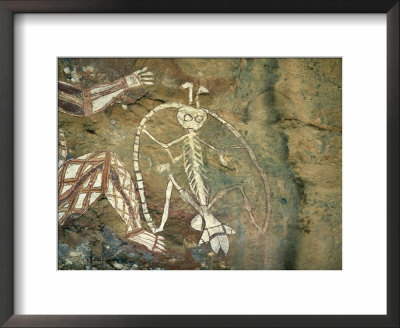 Namarrgon, The Lightning Man, One Of Supernatural Ancestors Depicted At Aboriginal Rock Art Site by Robert Francis Pricing Limited Edition Print image