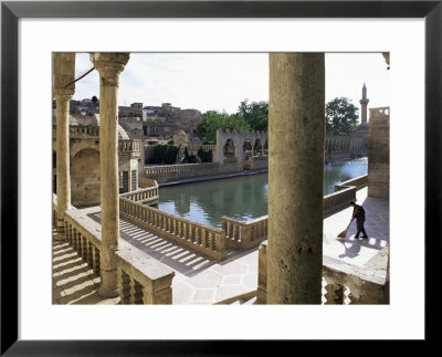 Sacred Pools Surrounded By Mosques And Koranic Colleges, Urfa, Kurdistan, Anatolia by Adam Woolfitt Pricing Limited Edition Print image