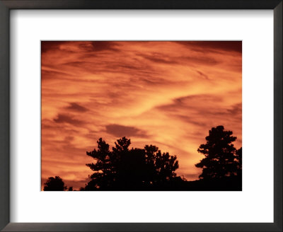 Lenticular Clouds At Sunset Along Foothills, Co by Robert Franz Pricing Limited Edition Print image