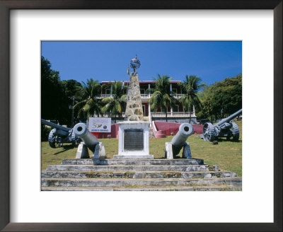 Monument Dedicated To The Discovery Of America In The Main Square, Fernando De Noronha, Brazil by Marco Simoni Pricing Limited Edition Print image