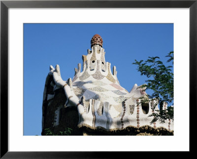 Gaudi's Mosaic House, Guell Park, Barcelona, Catalonia, Spain by Peter Scholey Pricing Limited Edition Print image