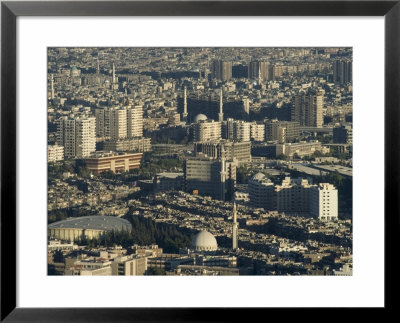 Aerial View Of City, Damascus, Syria, Middle East by Christian Kober Pricing Limited Edition Print image