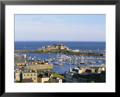 Aerial View Of Castle Cornet, St. Peter Port, Guernsey, Channel Islands, U.K. by Tim Hall Pricing Limited Edition Print image