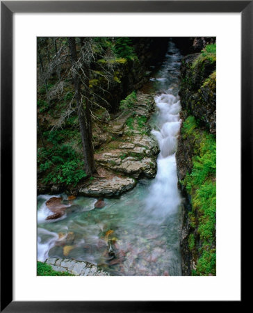Overhead Of Sunrift Gorge, Glacier National Park, Usa by Carol Polich Pricing Limited Edition Print image