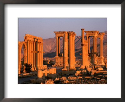 Columns Of Ruins At Dawn, Palmyra, Syria by Wayne Walton Pricing Limited Edition Print image
