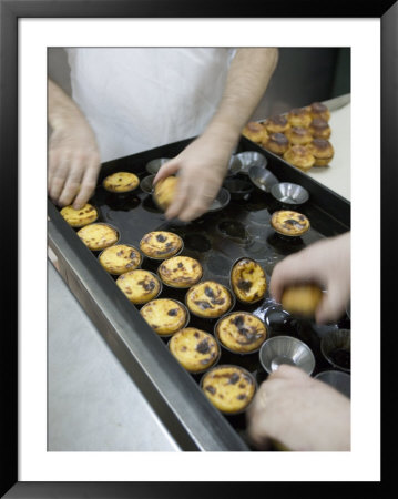 Fresh Portuguese Tarts At Antiga Confeitaria De Belem, Lisbon, Portugal by Greg Elms Pricing Limited Edition Print image