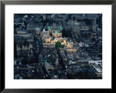 Aerial View Of City, Oxford, England by Jon Davison Pricing Limited Edition Print image