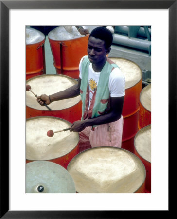 Calypso Band Cats N' Jama, Tobago, Caribbean by Greg Johnston Pricing Limited Edition Print image