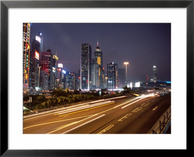 Causeway Bay At Night, Hong Kong Island, Hong Kong, China, Asia by Amanda Hall Pricing Limited Edition Print image