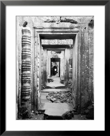 Doorways Preah Khan, Cambodia by Walter Bibikow Pricing Limited Edition Print image