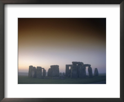 Standing Stone Circle At Sunrise, Stonehenge, Wiltshire, England, Uk, Europe by Dominic Webster Pricing Limited Edition Print image
