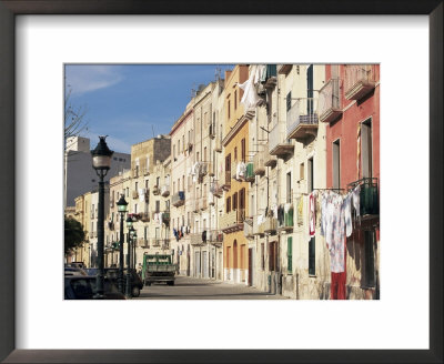 House Fronts And Laundry, Trapani, Sicily, Italy by Ken Gillham Pricing Limited Edition Print image