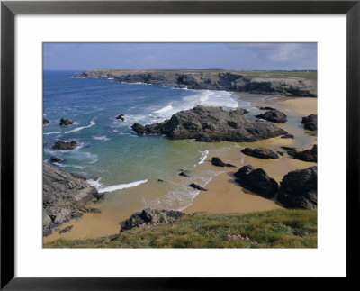 Donnant Beach, Belle Ile En Mer Island, Brittany, France, Europe by Guy Thouvenin Pricing Limited Edition Print image