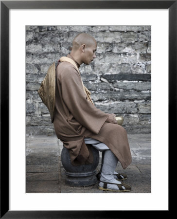 Monk, Dali Old Town, Yunnan Province, China by Jochen Schlenker Pricing Limited Edition Print image