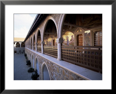 Frescoes In Byzantine Tradition In Greek Orthodox Monastery, Marathasa, Cyprus by Jeremy Bright Pricing Limited Edition Print image
