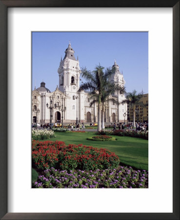 Exterior Of The Monasterio De San Francisco, A Christian Monastery, Lima, Peru, South America by Gavin Hellier Pricing Limited Edition Print image