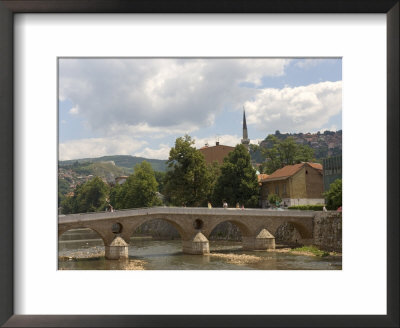 The Latin Bridge (Latinska Cuprija), Across The River Miljacka, Sarajevo, Bosnia by Graham Lawrence Pricing Limited Edition Print image
