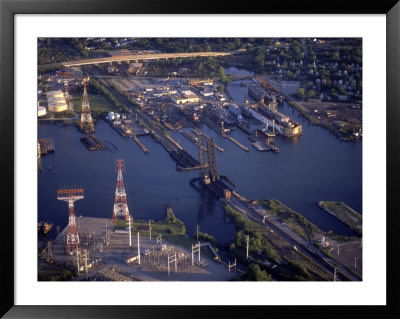 Portsmouth To Norfolk, Elizabeth River, Va by David Doody Pricing Limited Edition Print image