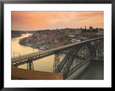 River Douro And Dom Luis I Bridge, Porto, Portugal by Alan Copson Pricing Limited Edition Print image