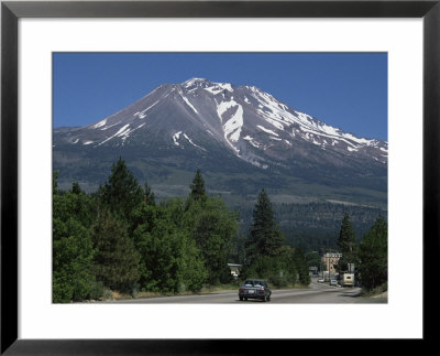 Mount Shasta, A Dormant Volcano With Glaciers, 14161 Ft High, California by Tony Waltham Pricing Limited Edition Print image
