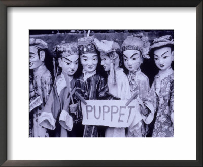 Chinese Puppets, Guangxi, China by Walter Bibikow Pricing Limited Edition Print image