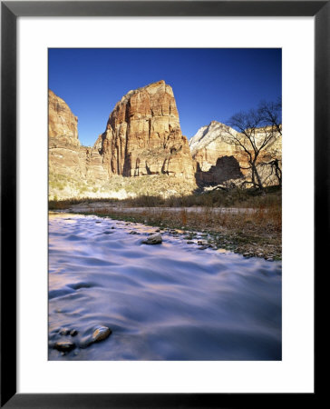 Virgin River, Zion National Park, Utah, Usa by Walter Bibikow Pricing Limited Edition Print image
