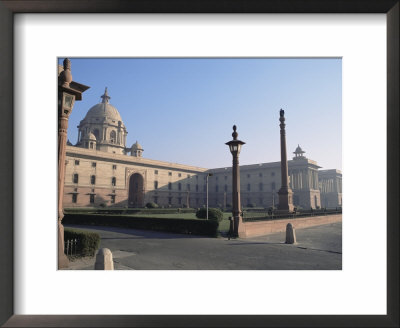 North And South Blocks, Raj Path, New Delhi, Delhi, India by John Henry Claude Wilson Pricing Limited Edition Print image