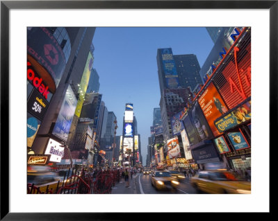 Manhattan Times Square, New York City, Usa by Alan Copson Pricing Limited Edition Print image