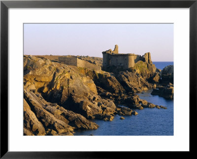 The Old Castle, 19Th Century, On The South Coast Of Ile D'yeu, Yeu Island, Vendee, France by J P De Manne Pricing Limited Edition Print image