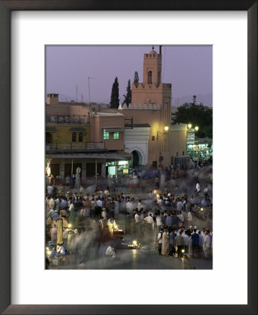 Crowds In The Djemaa El Fna, Marrakesh, Morocco, North Africa, Africa by Lee Frost Pricing Limited Edition Print image